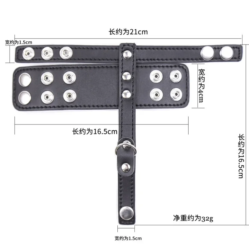 Genuine Leather Scrotum Testicle Weights Ball Puller Penis Ring Cock Chastity Cage Bondage Delay Lasting Training Sex Toys 18