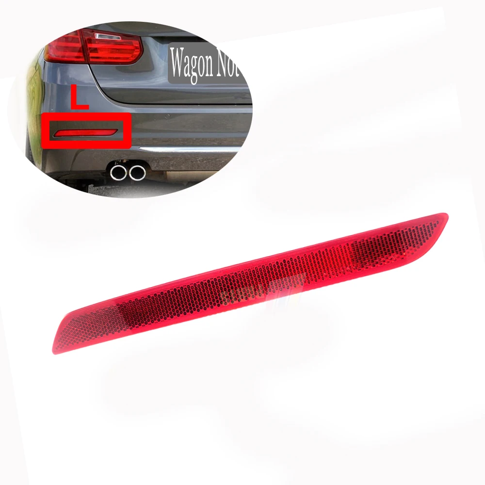 Left Right Pair Rear Bumper Reflector Warn Light Red Lens 63147301187 6314730118 Left Right Pair Rear Bumper Reflector Warn Light Red Lens 63147301187 6314730118