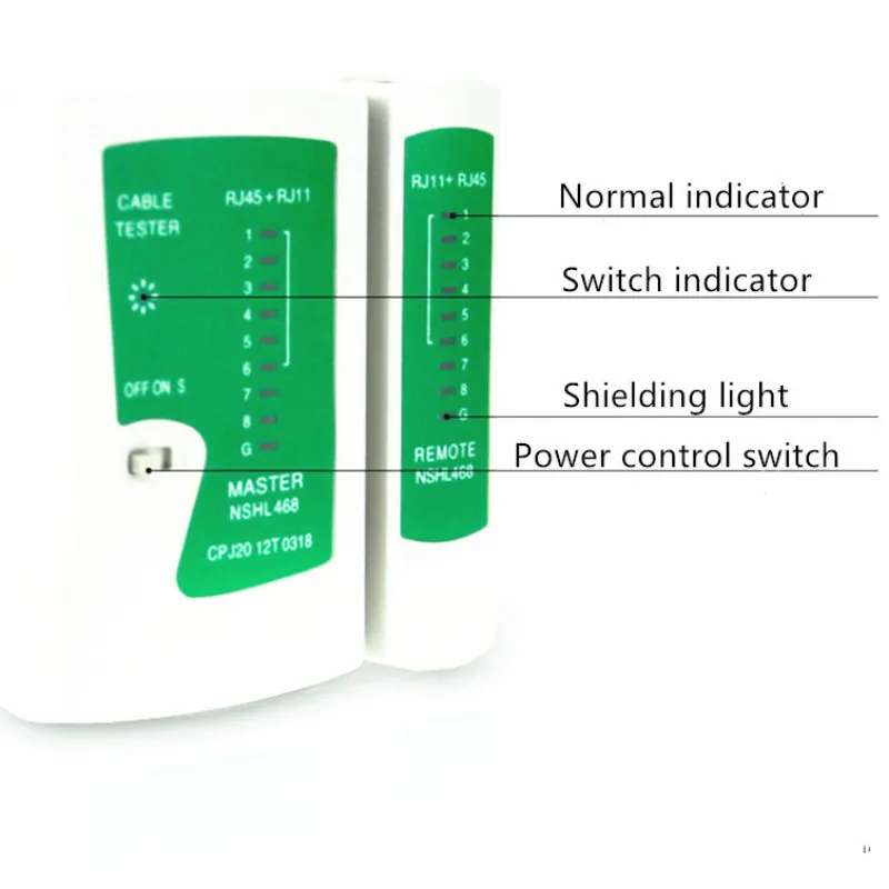 Kit Testeur câbles réseau RJ11 RJ12 RJ45 Cat5 UTP LAN avec pince à Sertir -  A2itronic