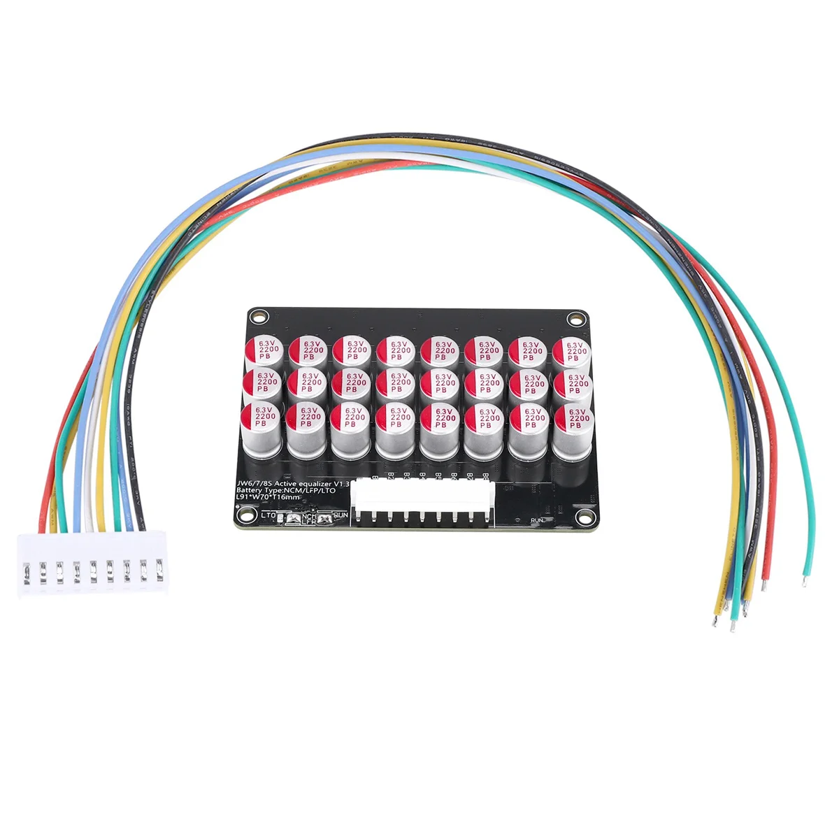 8S Active Equalizer Balancer Lifepo4 Lipo LTO Battery Energy Equalization Capacitor BMS Board