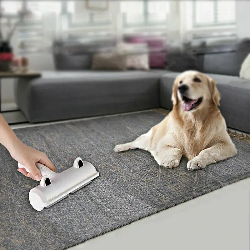 Pet Hair Remover Roller-Dog & Cat Fur Remover with Self-Cleaning Base-Efficient Animal Hair Removal Tool Perfect for Furni