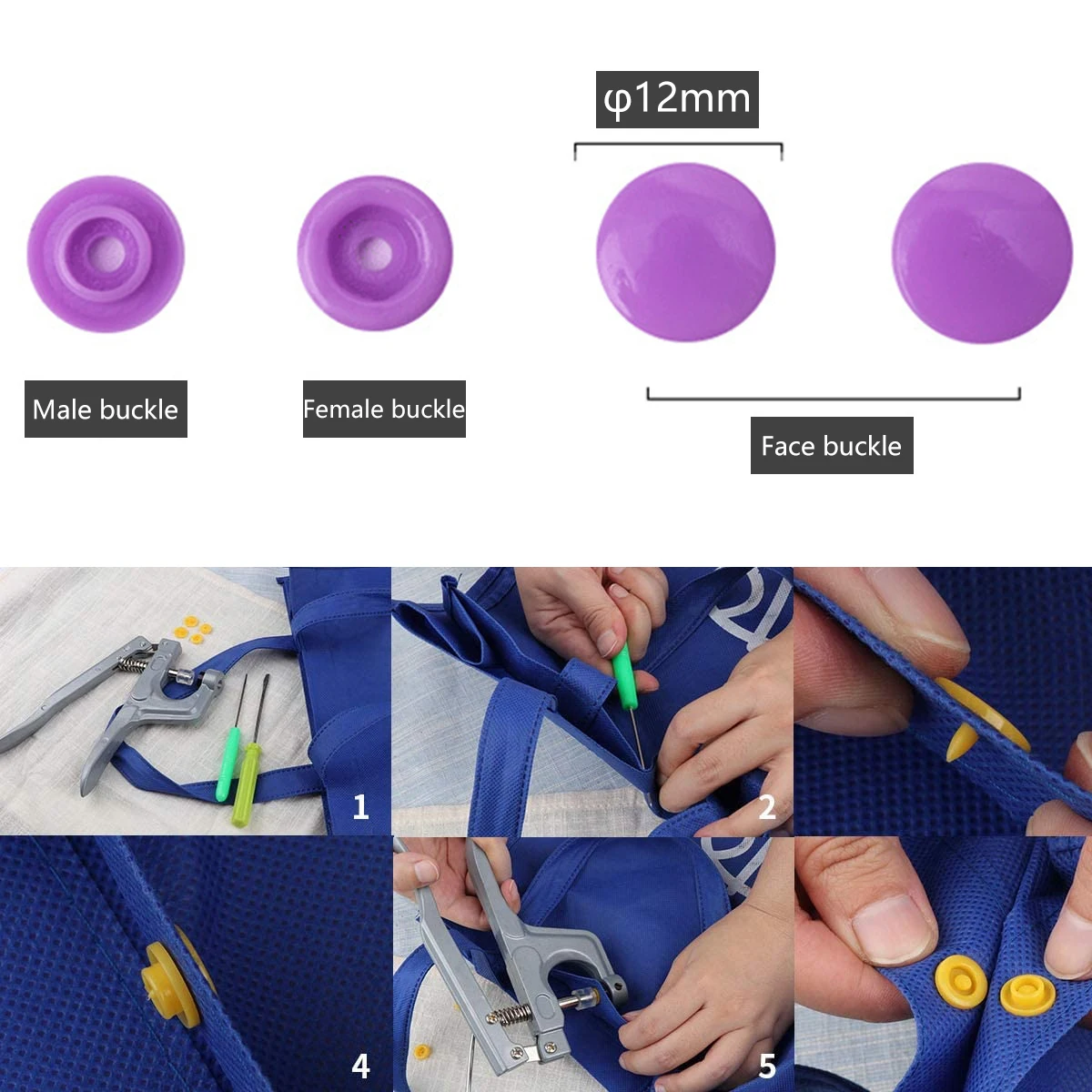 Snap Fastener Tool Kit 5