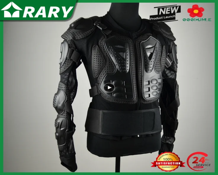 Motorcycle Protective Armor Gear Full Body Armor Cloth Motocross Turtle Back Protection Motorcycle Jackets Black Durable