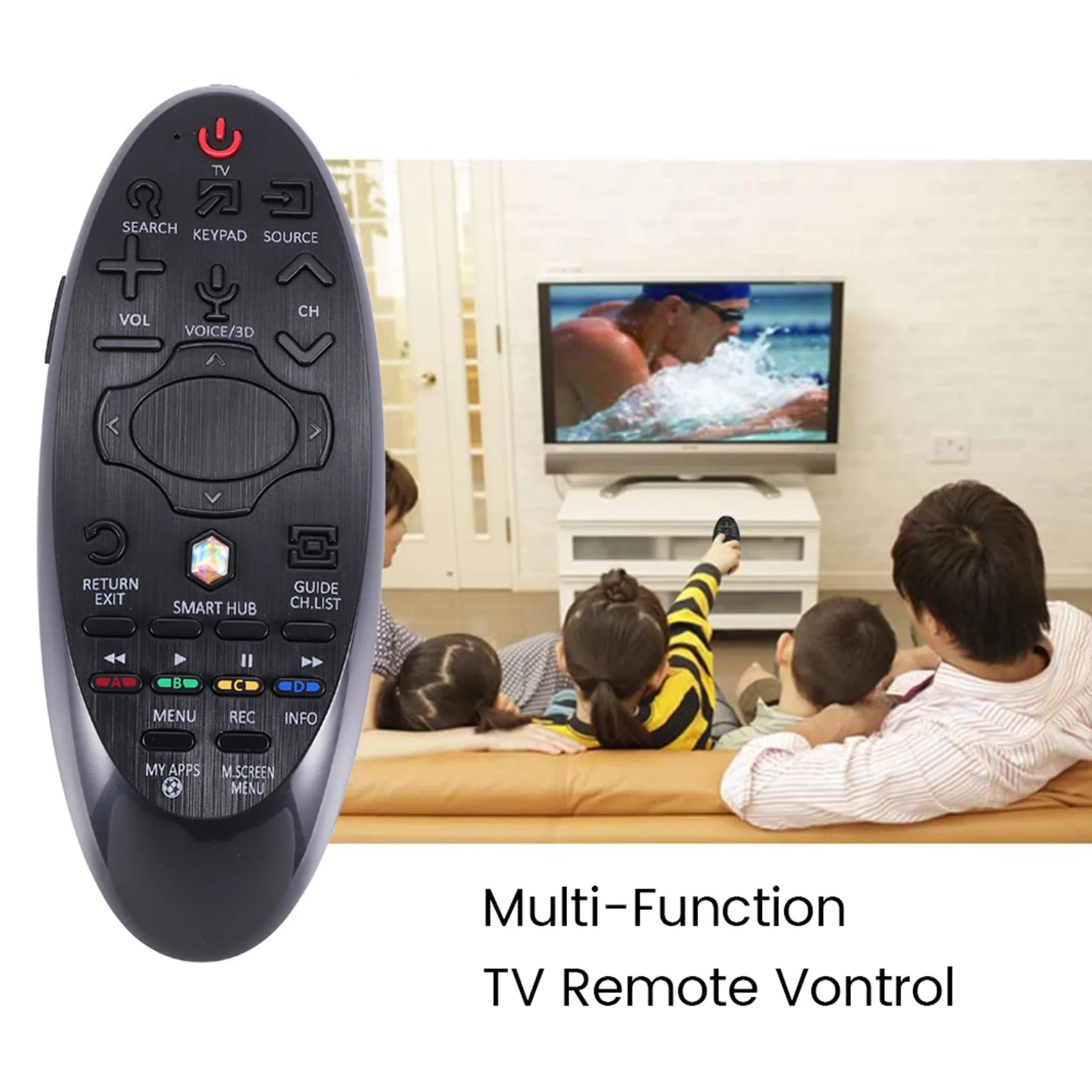 스마트 리모컨 삼성에 적합한 스마트 TV 리모컨 Bn59-01182B Bn59-01182G Led Tv Ue48H8000 적외선