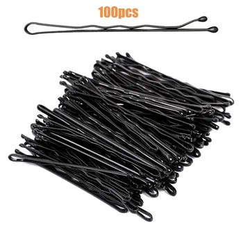 100 Pieces Hair Clip Black Hair Pin Set for Women Girls Kids Premium Wave Black Hair Pin with Storage Box 4