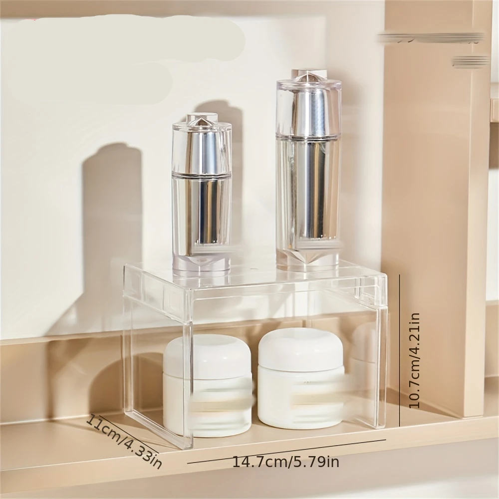 מדף בשכבה אחת, מדף אחסון למקרר, מדף אחסון למטבח, מדף אחסון לפיגורינות צעצועים, מדף אחסון בשכבות לקוסמטיקה