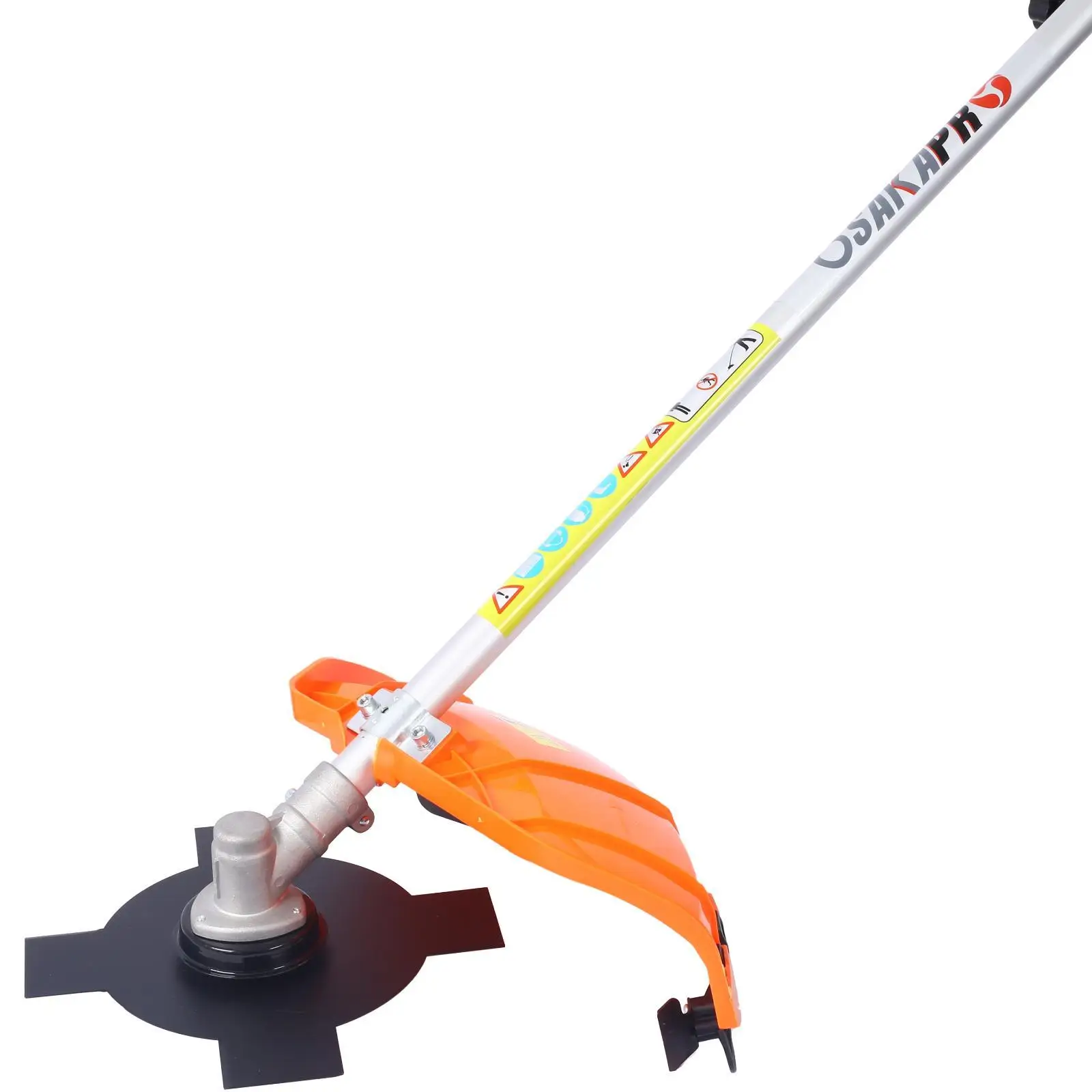 Powerful Petrol Brush Cutter 52cc 2 Stroke Engine with Multifunction Attachments for Lawn and Garden Care