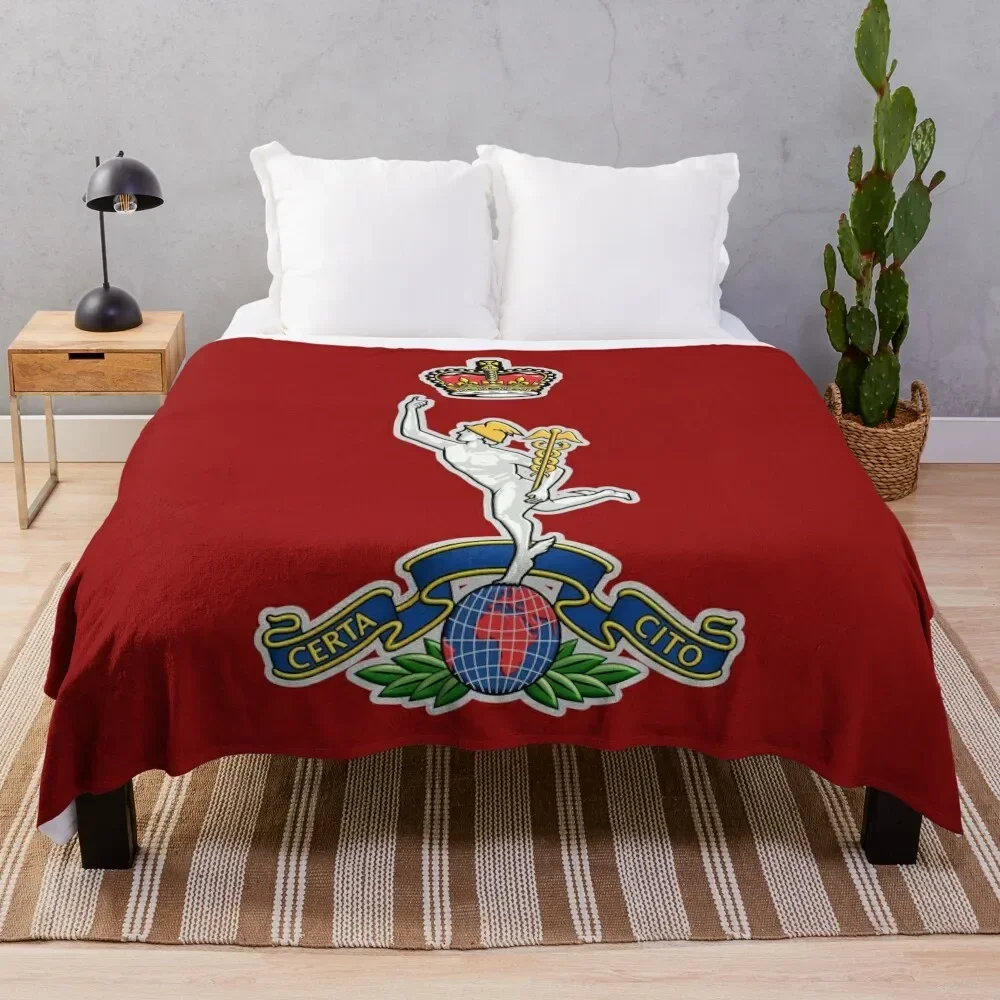 

ROYAL CORPS OF SIGNALS Throw Blanket Cute Polar Luxury Designer Blankets