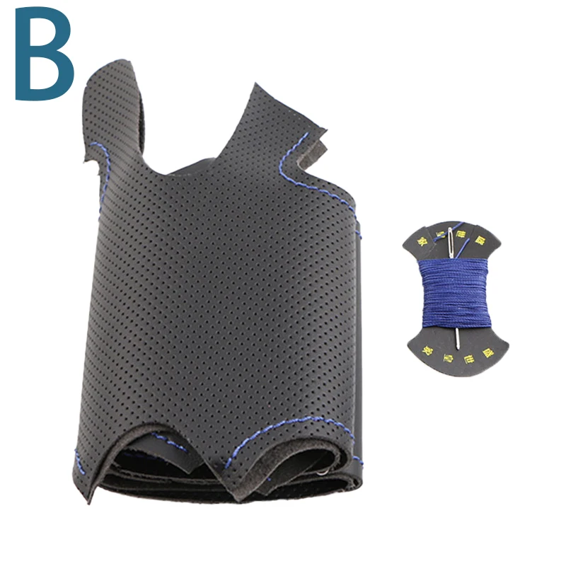 Gloss Carbon Fiber Car Steering Wheel Grip Cover