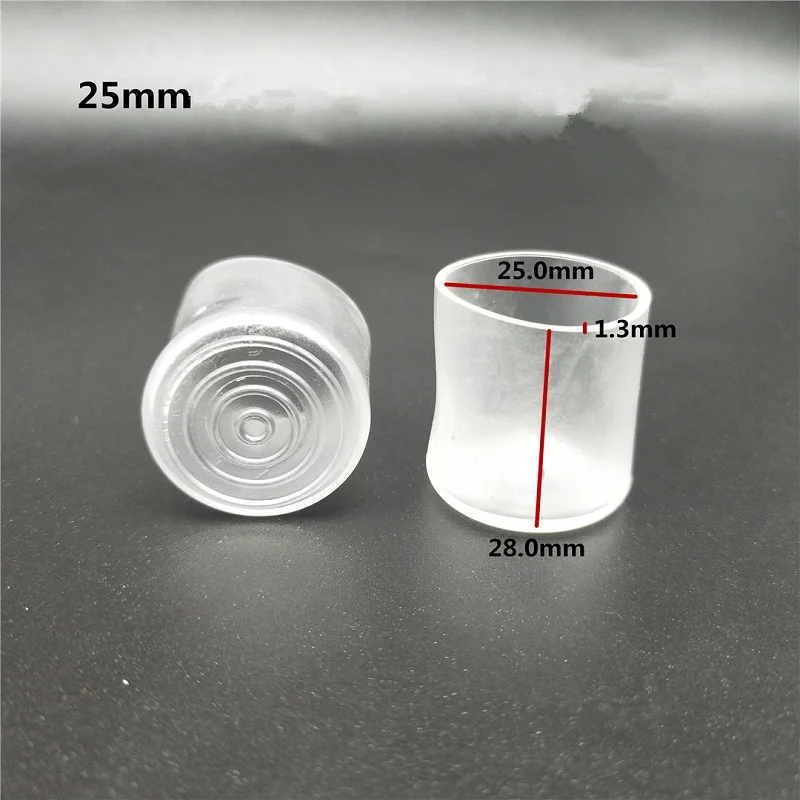 Rubber Chair/Furniture Leg Tips - 16-Pack Floor Protectors