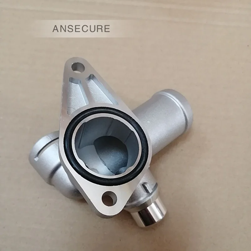 Aluminium Water Hose Coolant Flange For AUDI A4 B6 B7 1.8T Avant Cabrio Seat Exeo 2002-2008 06B121132E