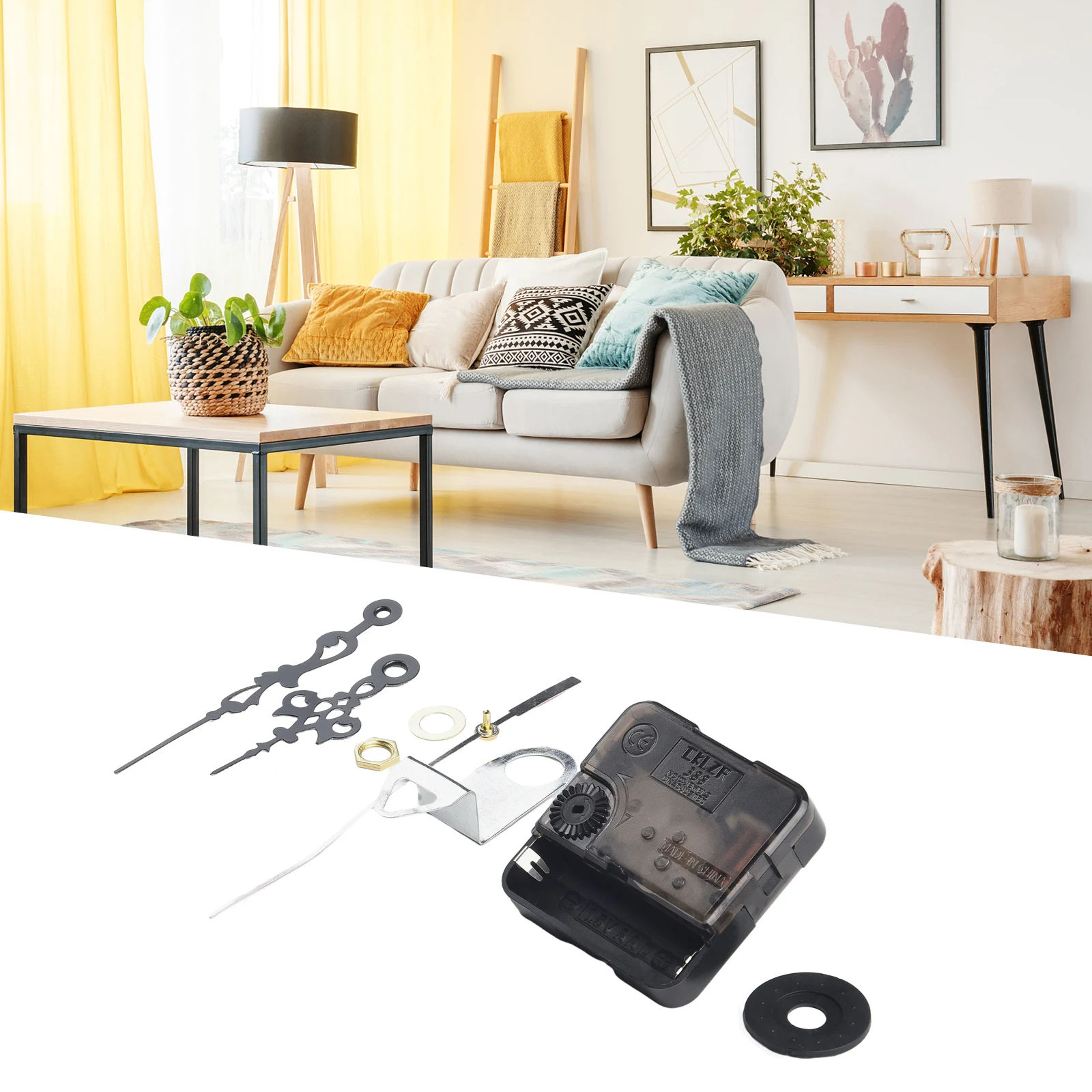 Sweep Quartz Clocks Movement Kit DIY Silent Large Wall Clock Precision 5.6*5.6*1.6cm Repairing Mechanism Parts DIY Decor 1pc