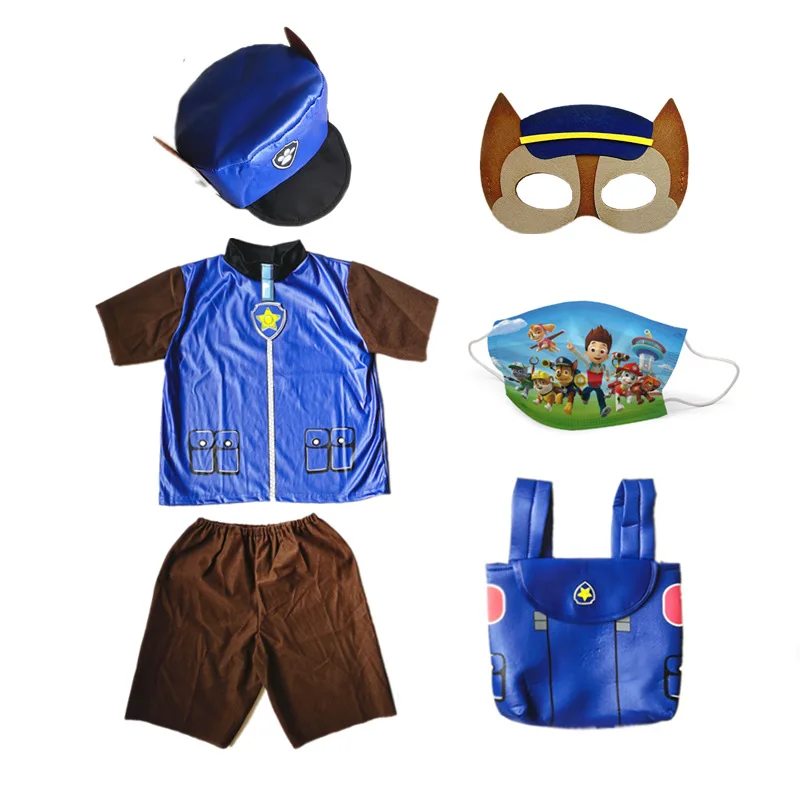 Anime Dog Patrol Kids Cosplay Costume Marshall Chase Skye Zuma