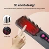 Wireless Hot Comb Hair Straightener  Mini Portable USB Rechargeable Ionic Hair Styling Tool 2