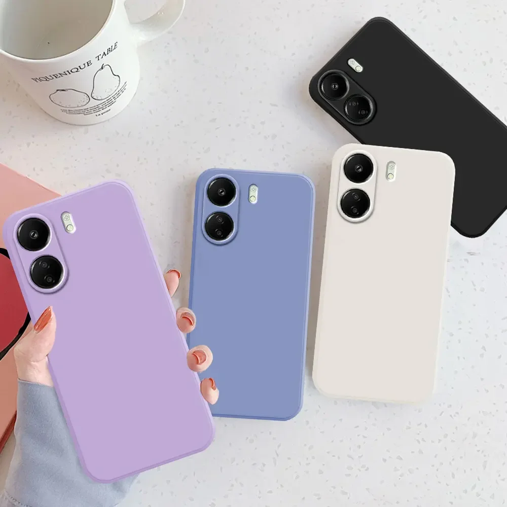POUHYE Cover per Xiaomi Redmi 10C / Poco C40 Custodia