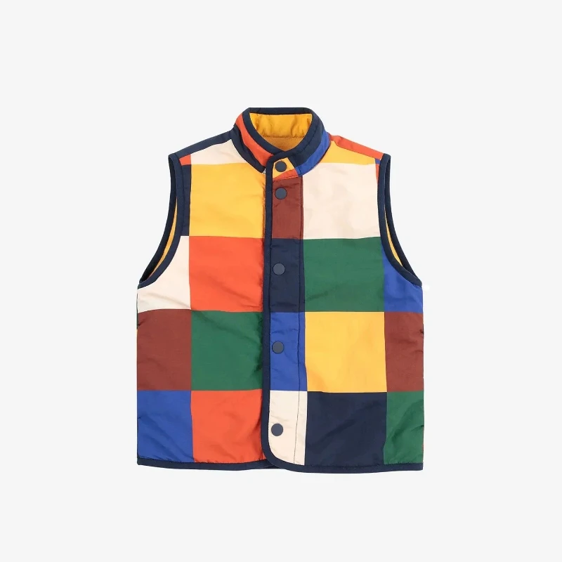  소녀 겨울용 재킷 플리스 소년 패션 코트 디자이너 의류 어린이용 소녀 핑크 조끼 +바지 외투