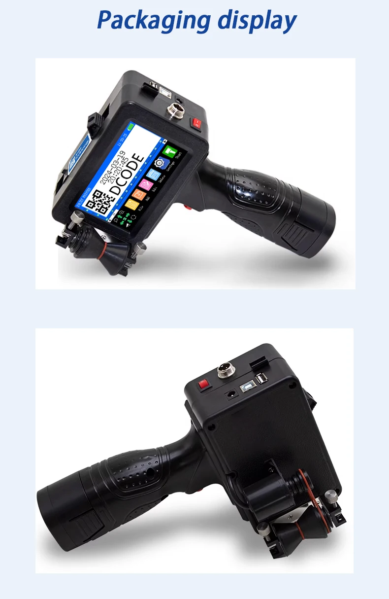 1760PLUS-2 12.7MM Thermal Inkjet Printer for Pipe Cable Portable Text QR Barcode