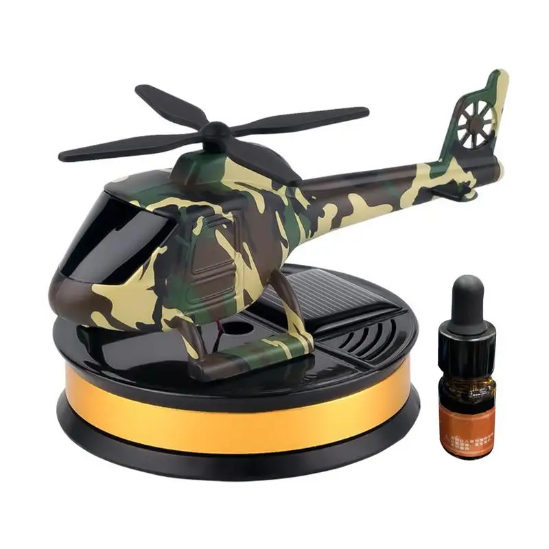 

Car mounted Solar Helicopter Center Console Ornaments Light-sensing Rotating Long-lasting Light Fragrance Deodorizing Aromathera
