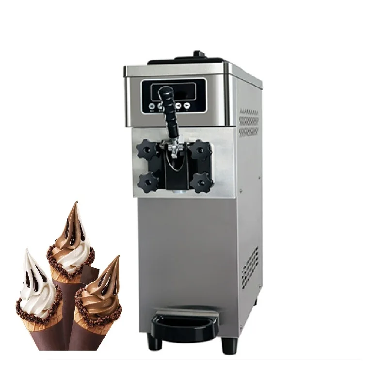 

YINSHUO 220Voltage 50hz Commercial Softy Icecream Soft Serve Making Soft Ice Cream Machine factory Price