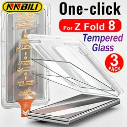 Premium Screen Protector Set with Fingerprint Toughened Glass - No Dust Easy Kit (3 - Pack) - High Definition