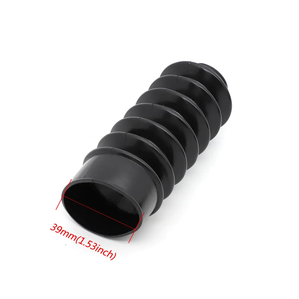 2 Piece Motorcycle front Fork Cover Gaiters Gators Long Boots 39mm Rubber For Harley Sportster XL883 XL1200 FXD & XL Sportster