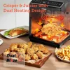 ir Fryer, 12-in-1 Dual Blaze for 360° Crispy Meals, No Shaking & Preheating to Fast Cooking with Bake, Roast, Broi 2
