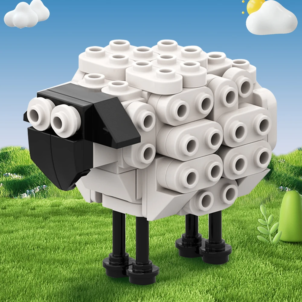 moc-mini-moutons-blancs-diy-jouets-ducatifs-pour-enfants-cadeau-d