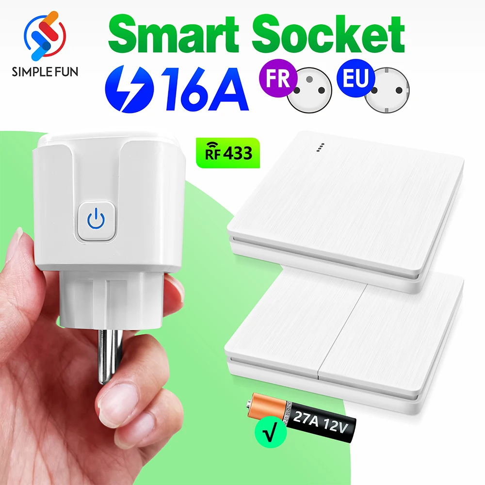Tomada de Controle Remoto Sem Fio Smart