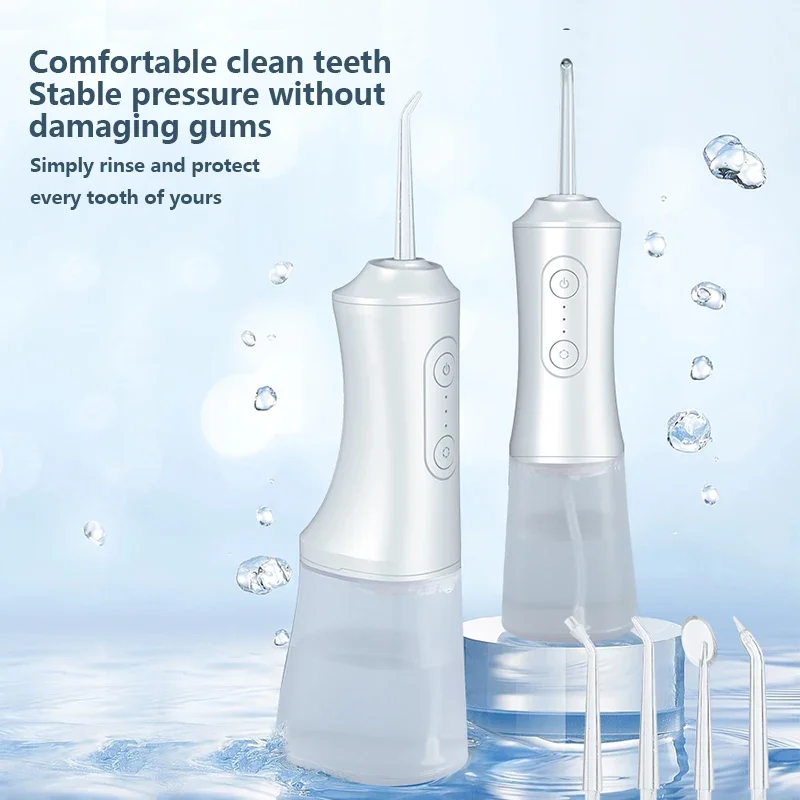 Electric Dental Flosser for Household Use High-frequency Pulse Water Floss Portable Whitening and Cleaning of Dental Calculus