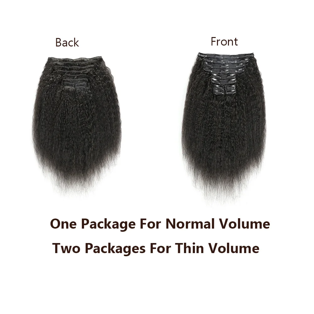 Рисунок 4 - Курчавые прямые накладные волосы на клипсе