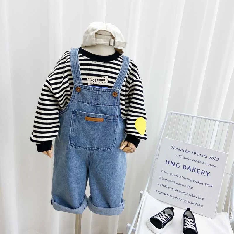 Kids Denim Overall Pants 1
