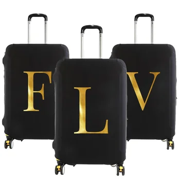 Custodia per bagagli Custodia protettiva per valigia Lettera Nome Modello Accessori da viaggio Copertura antipolvere per bagagli elastica Applicare alla valigia 18-28