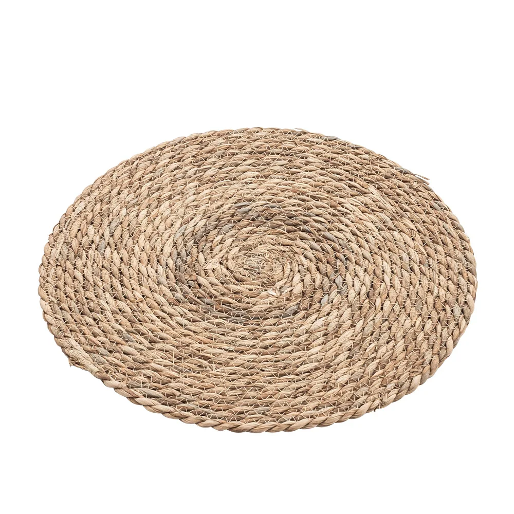 Tieker round floor cat scratching mat woven sleeping mat wear-resistant pet cat scratching mat sharpening claws