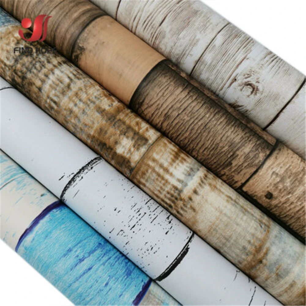 45cm x 100cm Wood Grain Contact Paper Peel and Stick Self Adhesive Wall Sticker Kitchen Furniture Decor Home Roll DIY