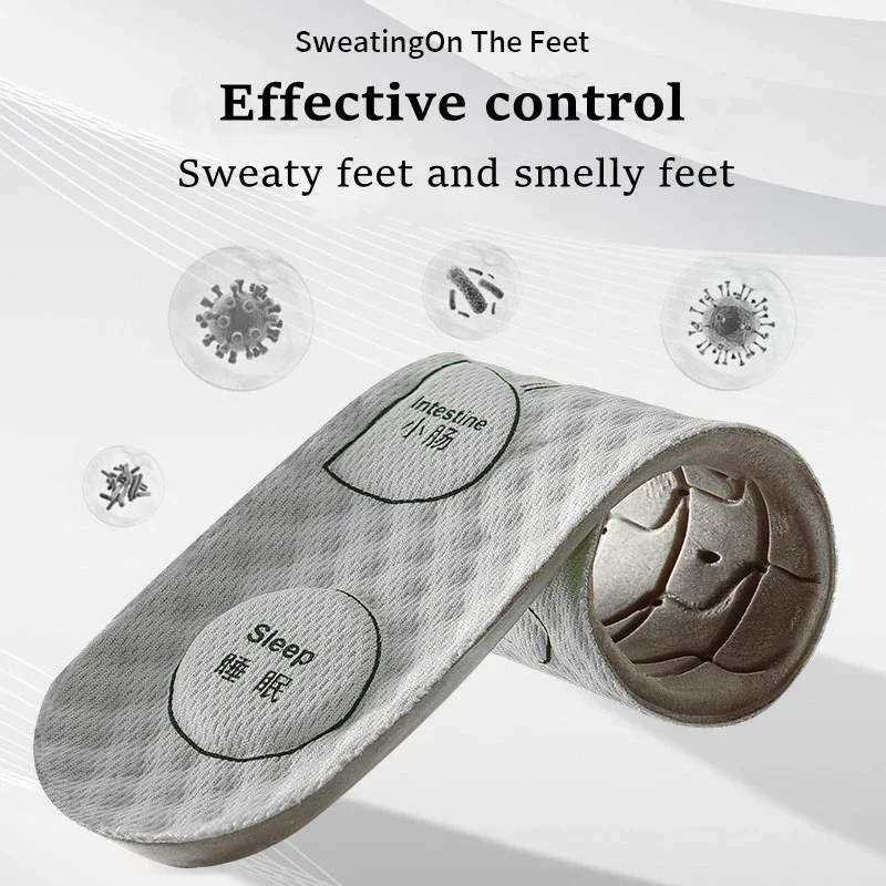 EVA Sports Insole for Shoes Soft Shock-Absorbing Breathable Deodorant Insoles Feet Man Women Shoe Sole Running Template 1 pair