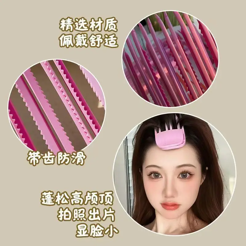 Fluffy Hairpin Curling Bangs Clips Hair Roots Volumizing Hair Clips Women Curling Fixed Shape Fashion Volume Roller