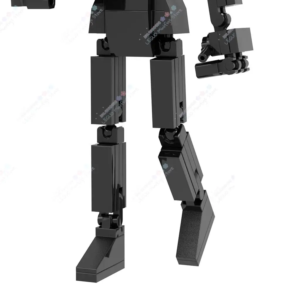 MOC1377 크리에이티브 시리즈 오디오 여성 MOC 빌딩 블록, DIY Skibidi 변기 게임 캐릭터 모델 조립 브릭, 어린이용 장난감