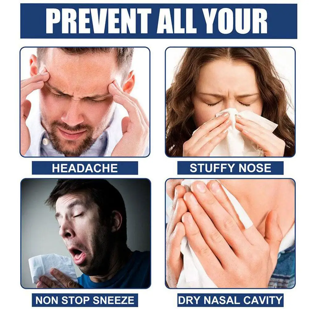 10pc Chinese Traditional Herbal Propolis Nasal Spray Inflammation Sinusitis Cold Dry Itchy Swelling Nose Drops Support