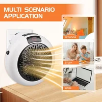 Настольный обогреватель Электрический обогреватель Настенный домашний тихий пульт дистанционного управления Быстрый нагрев Термостат Портативный домашний обогреватель Отопление в помещении и офисе — изображение 4