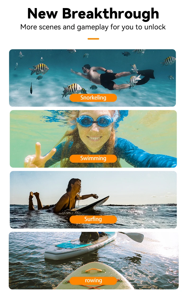 TELESIN Buoyancy Bar Selfie Stick Waterproof Selfie Stick With Hand Strap Wirele