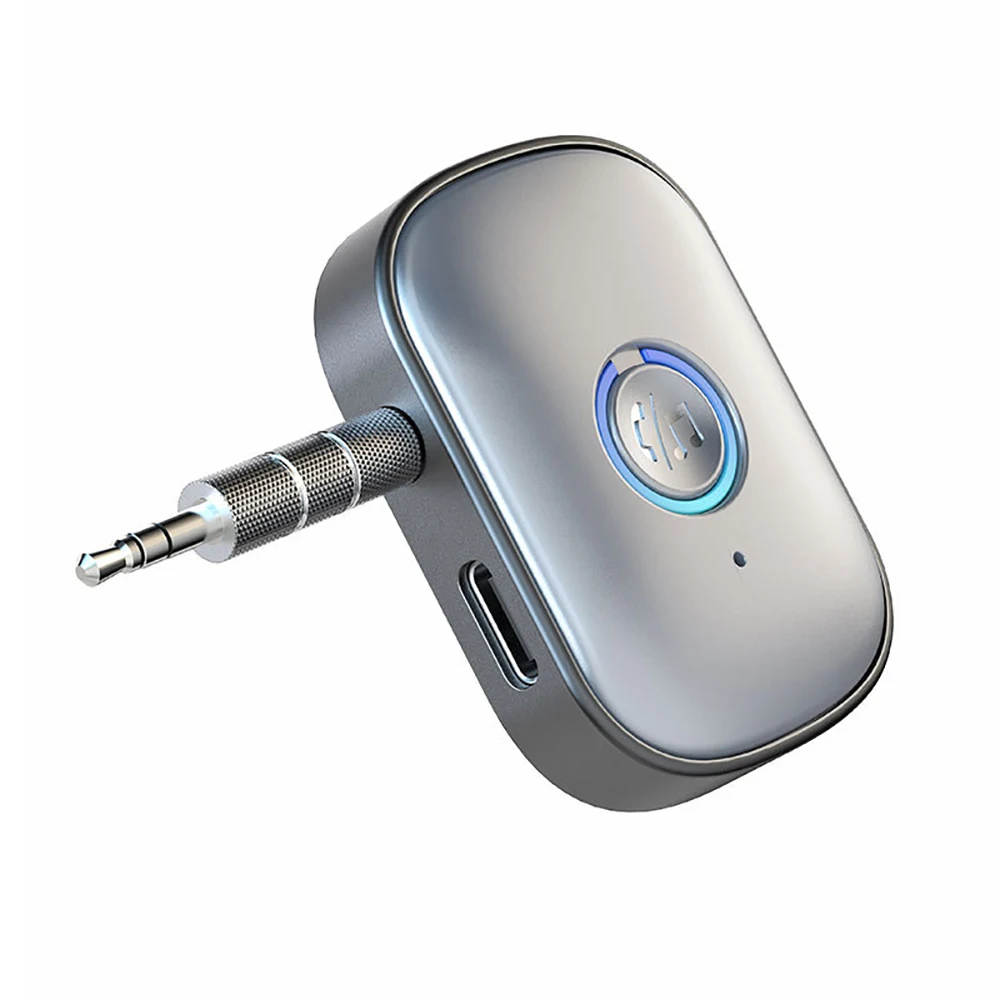 thumbnail image 1 of Receptor inalámbrico Bluetooth 5.3 AUX 3.5 mm Adaptador Bluetooth Receptor de audio y música para altavoces Auriculares Llamadas manos libres Kit para coche, 1 of 5