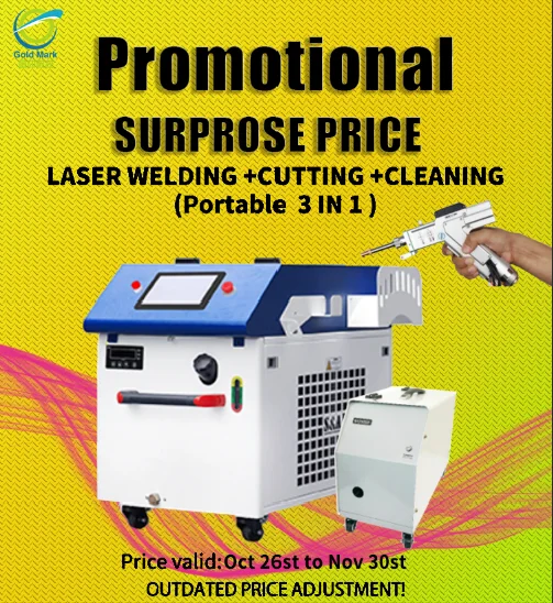 Mini Máquina de Soldadura Láser 3 en 1: Potencia de hasta 3000W