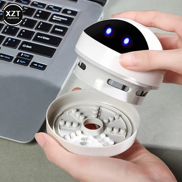 Mini Kézi Porszívótisztító Új Íróasztal -Por Porszívó Usb Asztali Seprő Asztal Tiszta Kefével A Házirendi Iskolai Morzsákhoz - Image 2