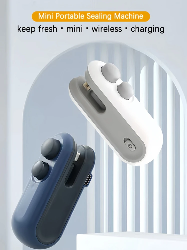 Mini Heat Bag Sealing Machine Handheld Sealer Food Packaging Heat Sealer