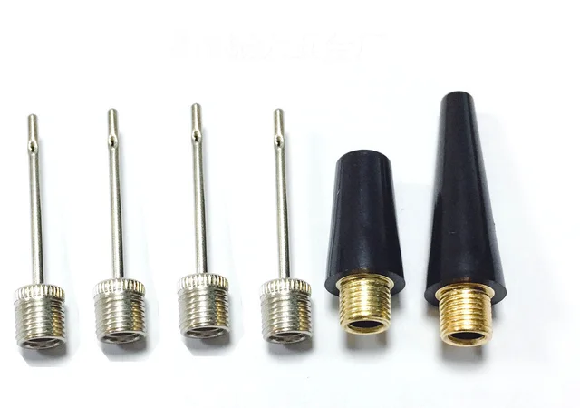 A Set Basketball Metal Inflatable Needle Pump Yoga Ball Air Valve Adapter Volleyball Ball Inflation Pump Football Practical Tool 3