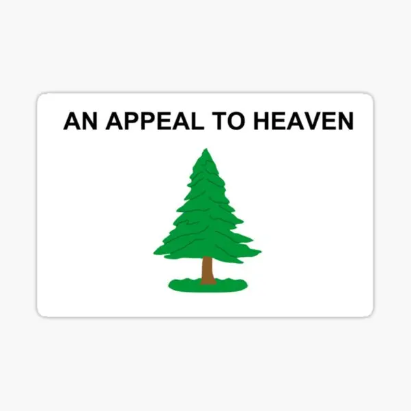 An Appeal To Heaven 5PCS Stickers for Luggage Background Window Cartoon Wall Laptop Cute Kid Decor Funny Art Anime Print