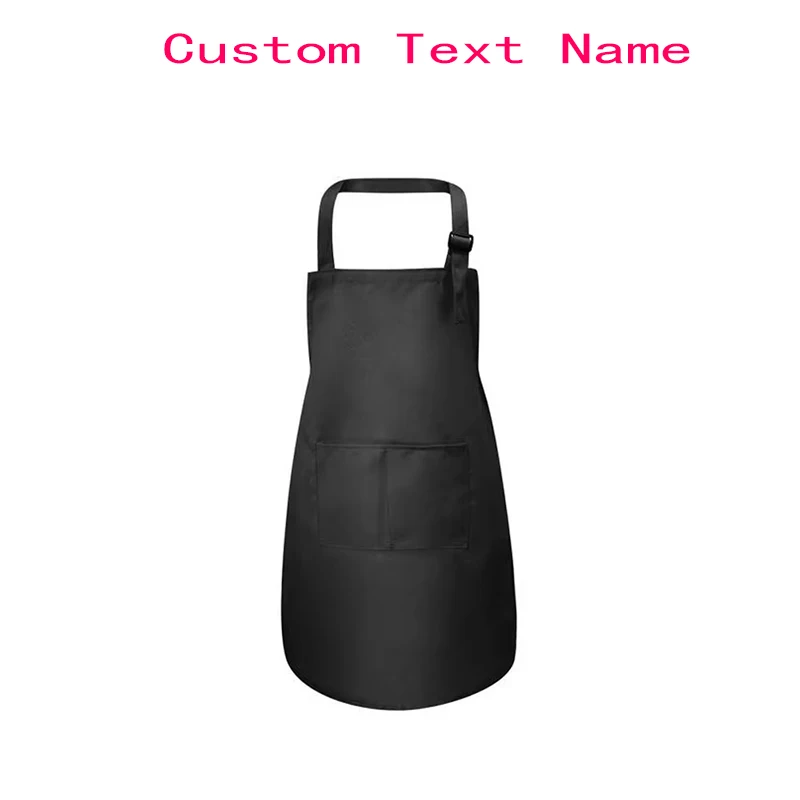 Personalized Chef Apron Hat Set for Boys Girls Custom Name Soft Cotton Comfortable Little Cook Teen Toddle Gifts Aprons 6