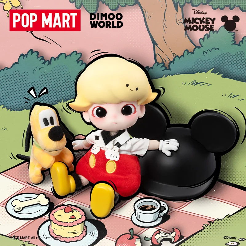 オリジナルポップマートディムーミッキードナルドダック1/8可動