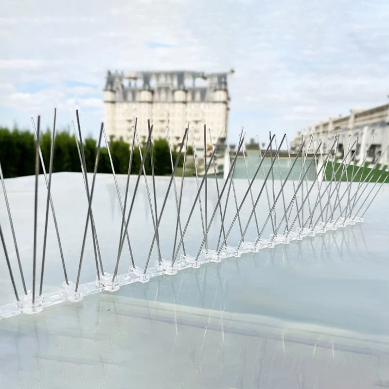 Plastic Bird And Pigeon Spikes Stainless Steel Bird Repeller Plastic Anti Cat Anti Pigeon Birds Repellent Spikes Pest Control - Image 6