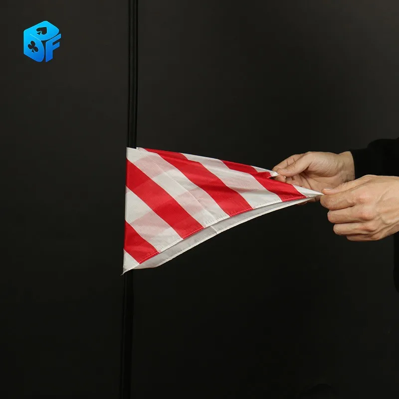 

Real Silk Thru Cane Stage Magic Magic Tricks Silk for Professional Magicians Streets Props Tools Funny Magic Toys for Kids